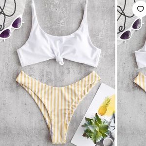 NWT Zaful Cheeky 2 Piece Swim Wear